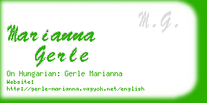 marianna gerle business card